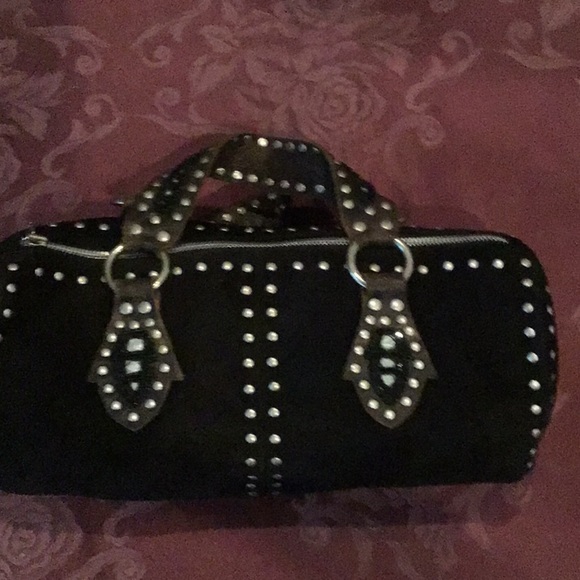 Betsey Johnson suede handbag - Picture 2 of 9
